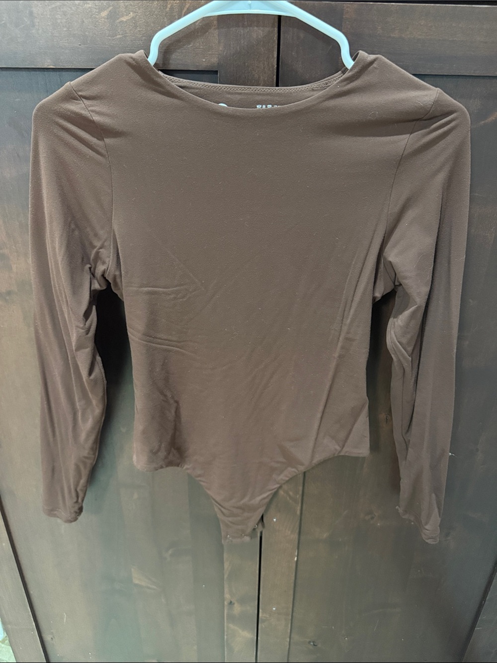 ZYIA Brown Long Sleeve Bodysuit